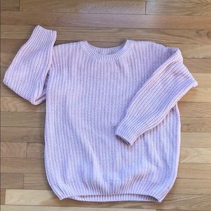 Pretty pink sweater